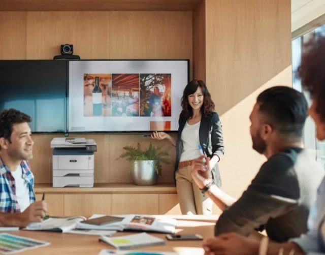 imprimanta multifunctionala A4 laser alb negru Xerox B305 birou