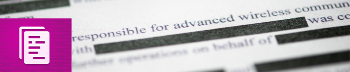 Xerox Auto Redaction Banner